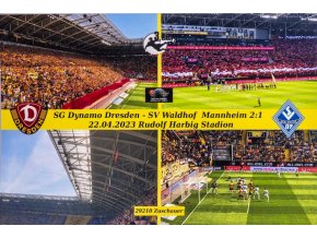 Fotografie stadion, Dynamo Dresden v. SV Waldorf Manhaim, 2023