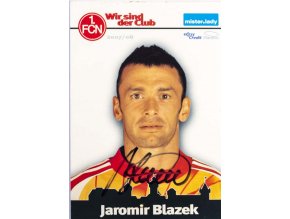 Podpisová karta, Jaromír Blažek, 1. FCN, autogram (1)