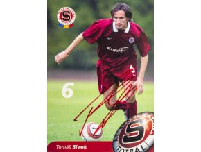 Podpisová karta, Tomáš Sivok, Sparta Praha, autogram (1)