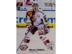 Hokejová kartička, Marek Tomica, HC Slavia Praha, 2007 (1)