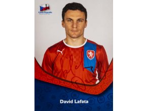 Podpisová karta, David Lafata, Czech national Football team, autogram (1)
