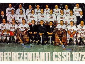 Karta, Reprezentanti ČSSR hokej, 1972, ořez (1)