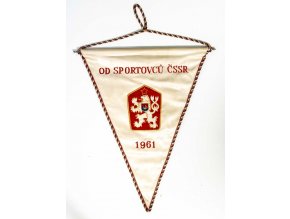 Klubová vlajka MAXI, Od sportovců ČSSR, 1961 (1)