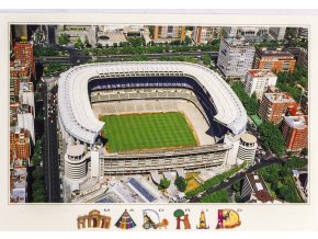 Pohlednice stadion, Madrid, Estadio Santiago Bernabeu, 507 (1)