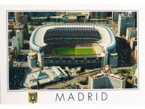 Pohlednice stadion, Madrid, Estadio Santiago Bernabeu, L. Dominiquez (1)