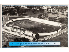 Pohlednice stadion, Palmira, VI Jeuegos Panamericanos, 1971 (1)