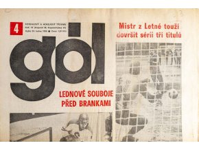 GÓL. Fotbalový a hokejový týdeník, 1938241986 č. 4