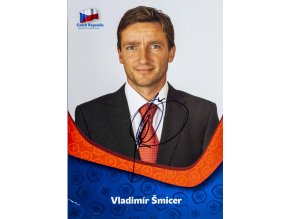 Podpisová karta, Vladimír Šmicer, Czech national Football team, autogram