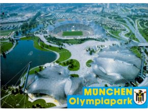 Pohlednice stadion, Munchen Olympiapark 1972 (1)