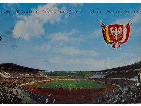 Pohlednice stadion, Valdstadion Frankfurt (1)