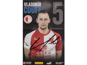 Podpisová karta, Vladimír Coufal, SK Slavia Praha, autogram (2)