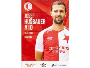 Podpisová karta, Josef Hušbauer, SK Slavia Praha (1)