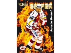 Hokejová kartička, Jaroslav Bednář, HC Slavia Praha, 20072008 (1)