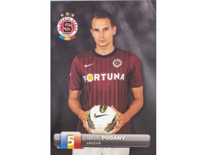 Podpisová karta, Jakub Podaný #5, Sparta Praha (1)