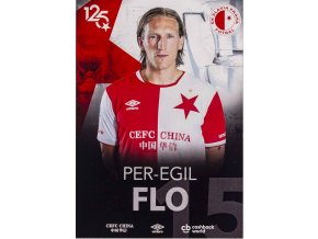 Podpisová karta, Per Egil Flo, SK Slavia Praha, 125 let (1)