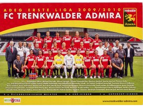 Podpisová karta, FC Trenkewalder Admira, 2009 2010 (1)