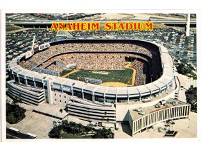 Pohlednice Stadion, Los Angeles, Anahaim Stadium, California (1)