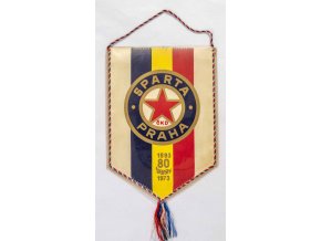 Klubová vlajka Sparta Praha, 1893 1973, 80 let