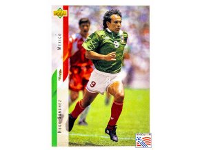 Kartička fotbal,Hugo Sanchez, Mexico (1)