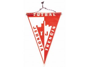 Vlajka klubová, TJ Jednota Trenčín, futbal