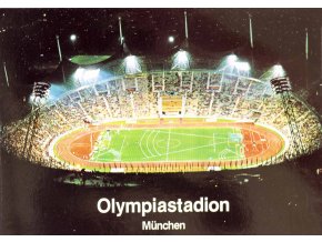 Pohlednice Stadion, Olympiastadion, Munchen, Huber (1)