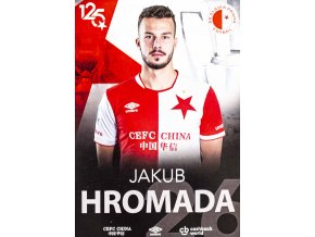 Kartička fotbal, Jakub Hromada, Slavia Praha, 125 let