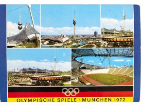 Pohlednice Stadion, Olympische spiele, Munchen 1972 (1)