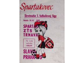 Program k utkání TRNAVA vs. Slavia Praha, SpartakovecDSC 4379