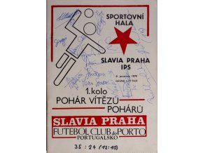 Program házená Slavia vs. Porto, 1979DSC 4354