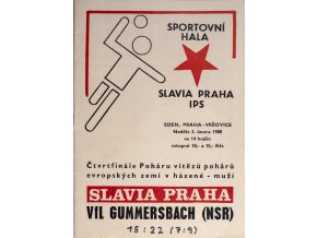 Program házená Slavia vs. Gummersbach, 1980DSC 4356