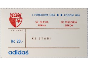 Vstupenka fotbal SK Slavia Praha vs. FK Viktoria ŽižkovDSC 5683