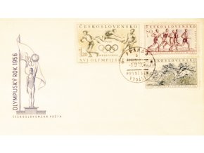 FDC Olympijský rok 1956 IIDSC 6938