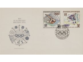 FDC Hry XX. Olympijády Mnichov,1972FDC Hry XX. Olympijády Mnichov,1972