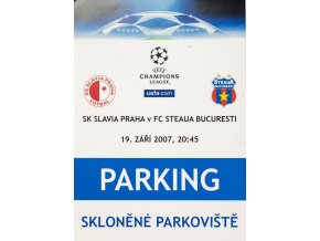Parkovací karta UEFA 2006, SK Slavia vs. steauaDSC 7771