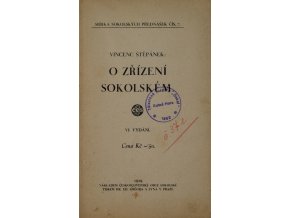 Brožura, O zřízení školském, 1929Brožura, O zřízení školském, 1929