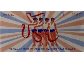 Los Věcná loterie IV.Československé spartakiády 1970, S 004767Los Věcná loterie IV.Československé spartakiády 1970, S 004767