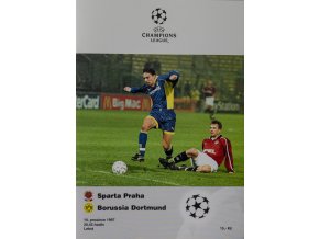 Program Sparťan, AC Sparta Praha vs. Borrusia Dortmund, 1997Program Sparťan, AC Sparta Praha vs. Borrusia Dortmund, 1997