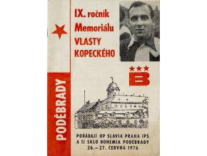 Program IX.roč. Memoriálu Vlasty Kopeckého, 1976Program IX.roč. Memoriálu Vlasty Kopeckého, 1976 (1)