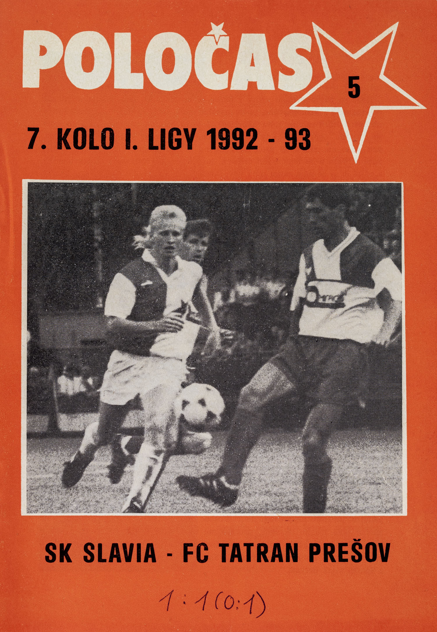 POLOČAS SLAVIA vs. Tatran Prešov 1992 93