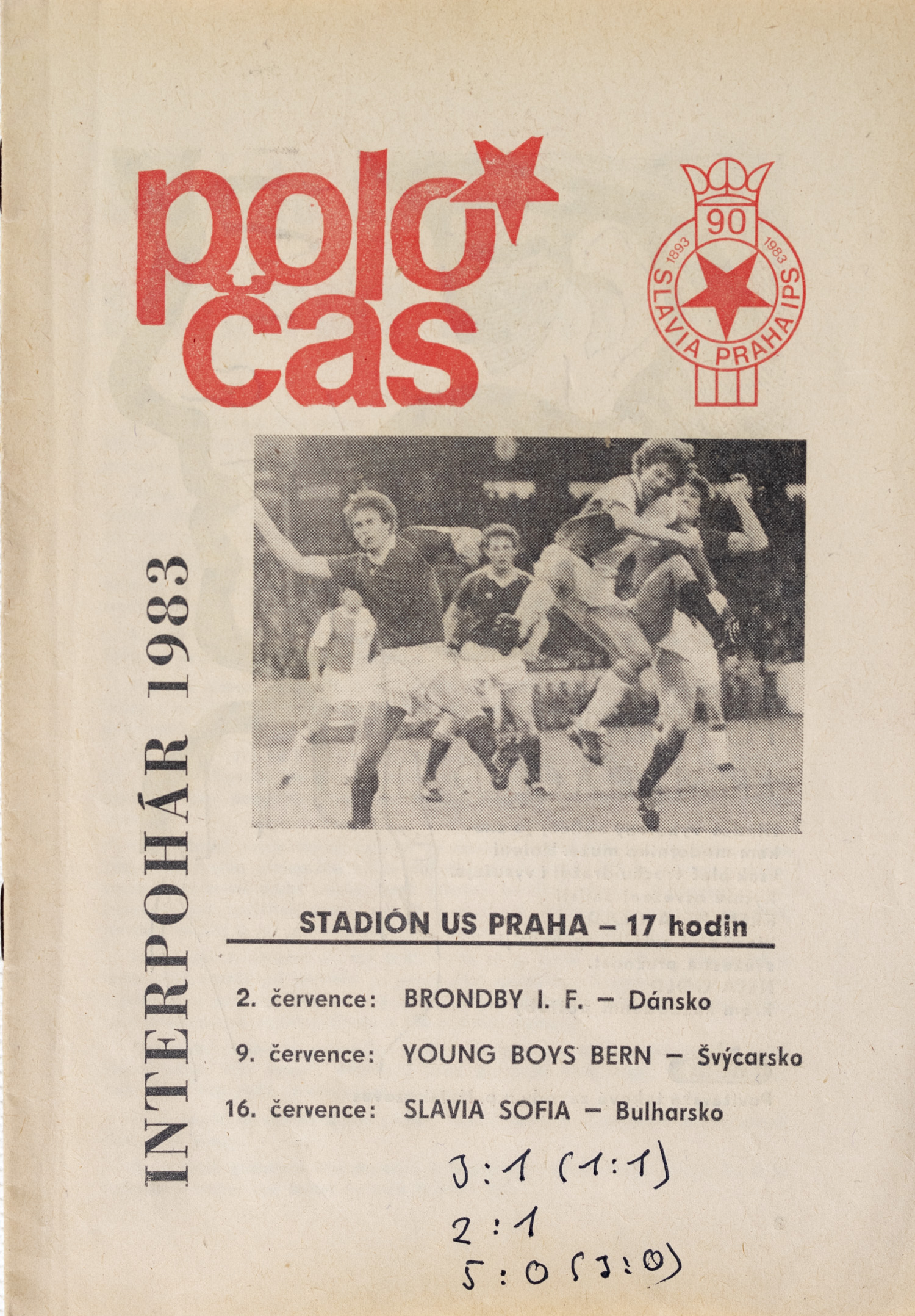 POLOČAS SLAVIA INTERPOHÁR 1983