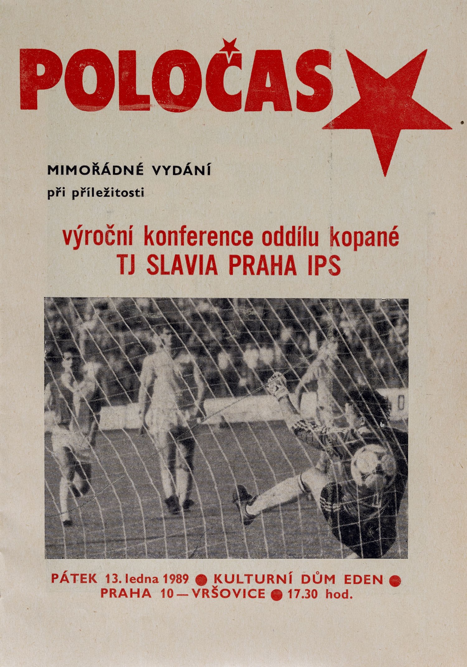 POLOČAS SLAVIA - mimořádné vydání 1988
