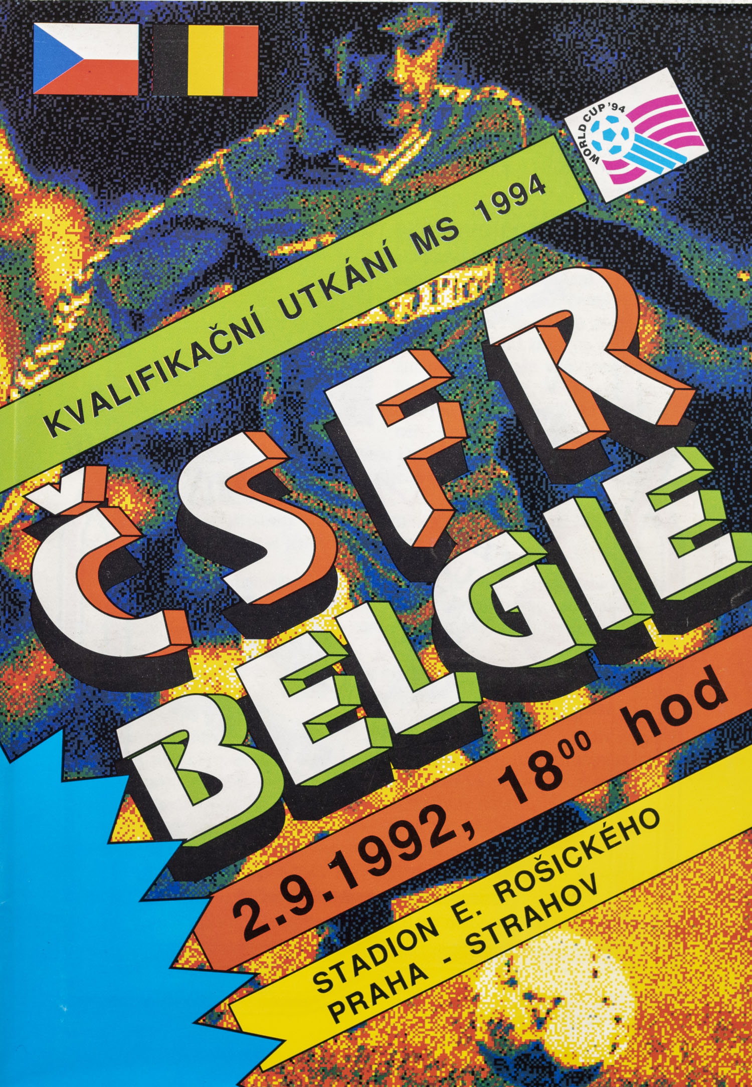 Program ČSFR vs. Belgie, 1992