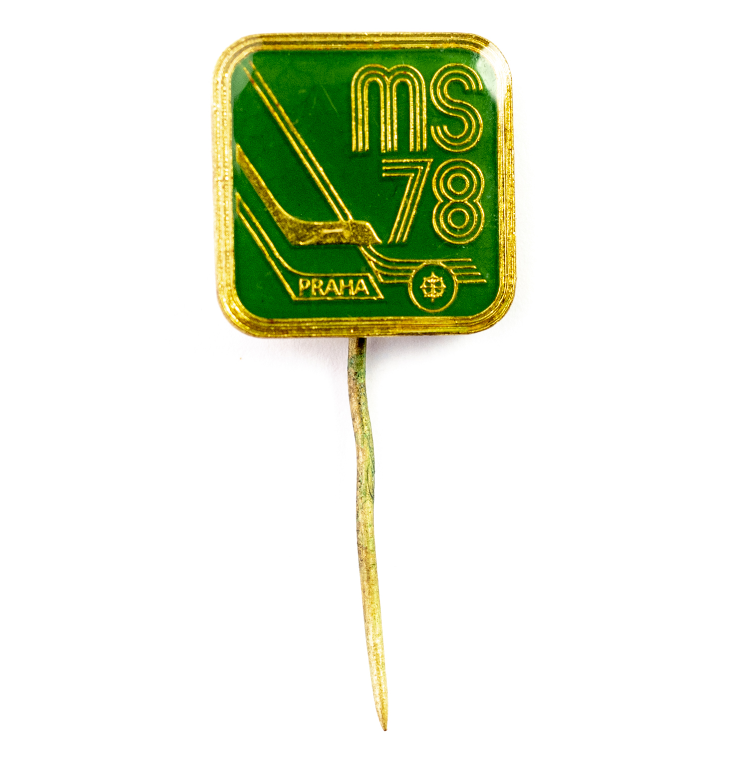 Odznak hokej, MS Praha, 1978, Green