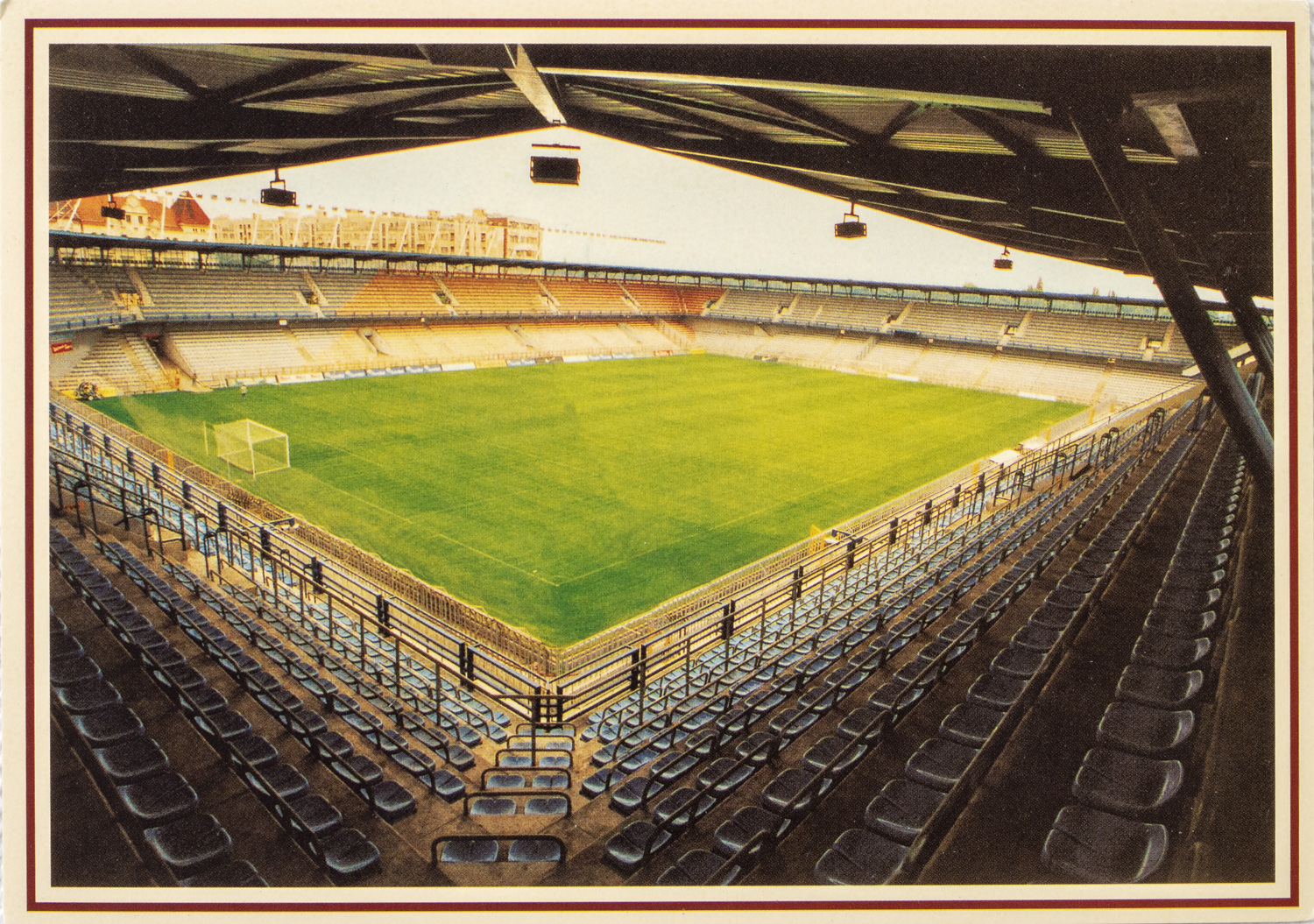 Pohlednice stadión Letna, Sparta Prag