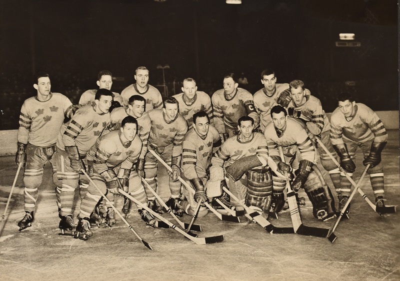 Mužstvo Švédska MS v hokeji 1959 Československo