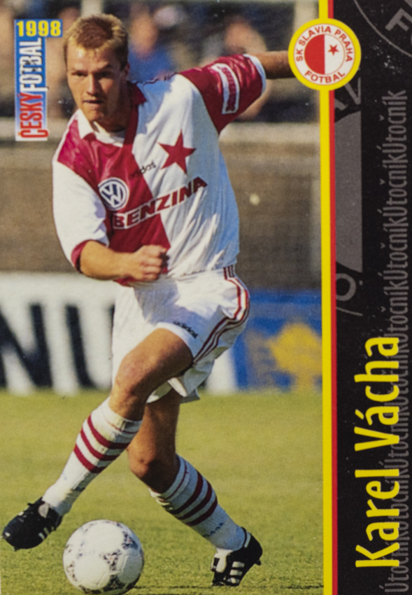 Kartička fotbal 1998, SK Slavia Praha, Karel Vácha, 98/100