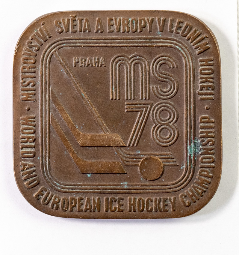 Plaketa MS Hokej Praha, 1978