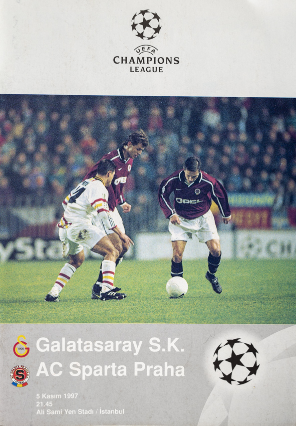 Program Galatasaray S.K. vs. AC Sparta Praha,1997