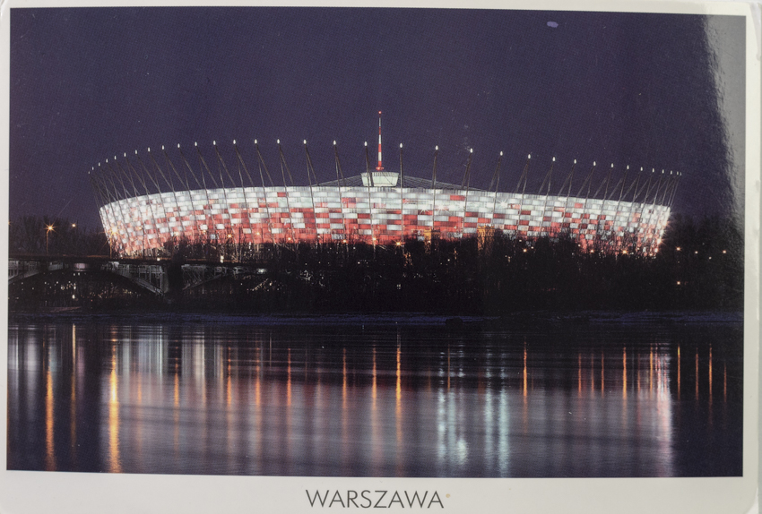 Pohlednice stadión, Warszawa