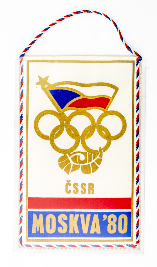 Vlajka OH 1980, Moskva, ČSSR